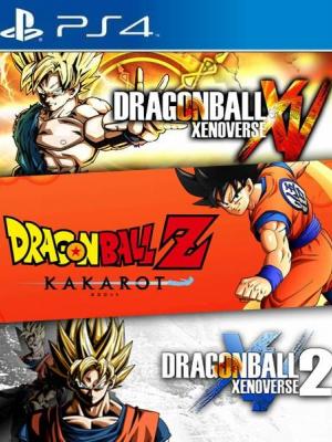 3 JUEGOS EN 1 XENOVERSE MAS XENOVERSE 2 MAS KAKAROT PS4